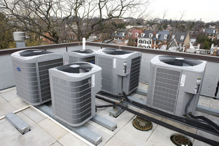 Rooftop commercial air conditioning units
